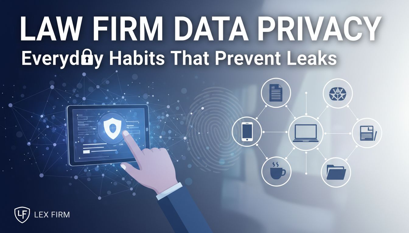 Law Firm Data Privacy: Everyday Habits That Prevent Leaks