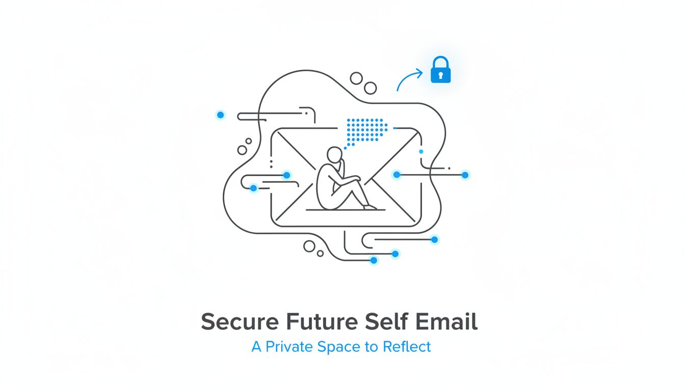 Secure Future Self Email: A Private Space to Reflect