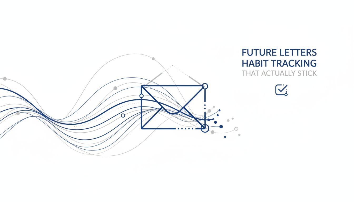 Future letters for habit tracking that actually stick