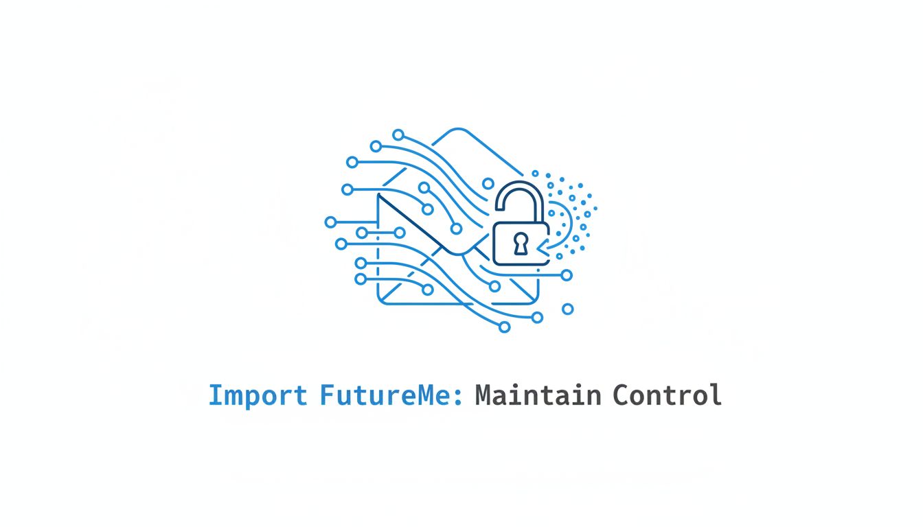 Import FutureMe letters without losing control