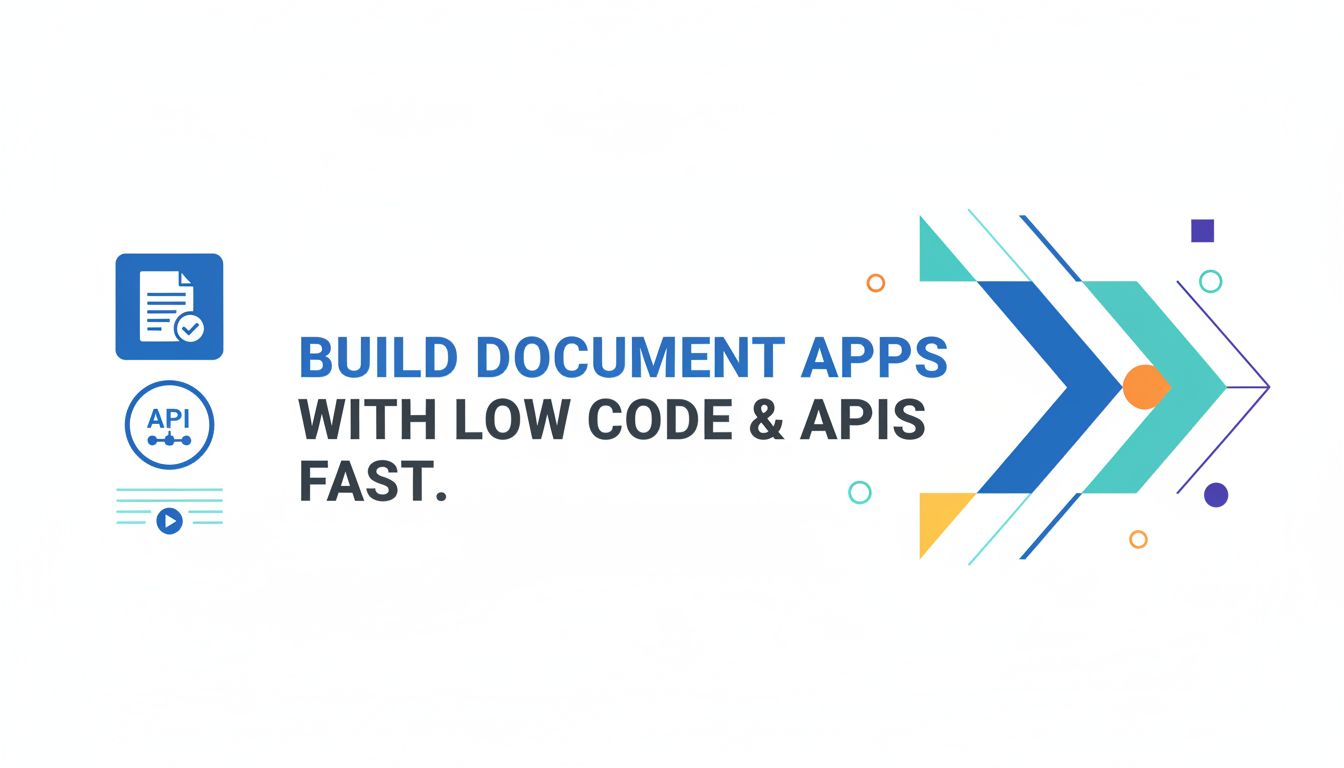 Build document apps with low code and APIs fast