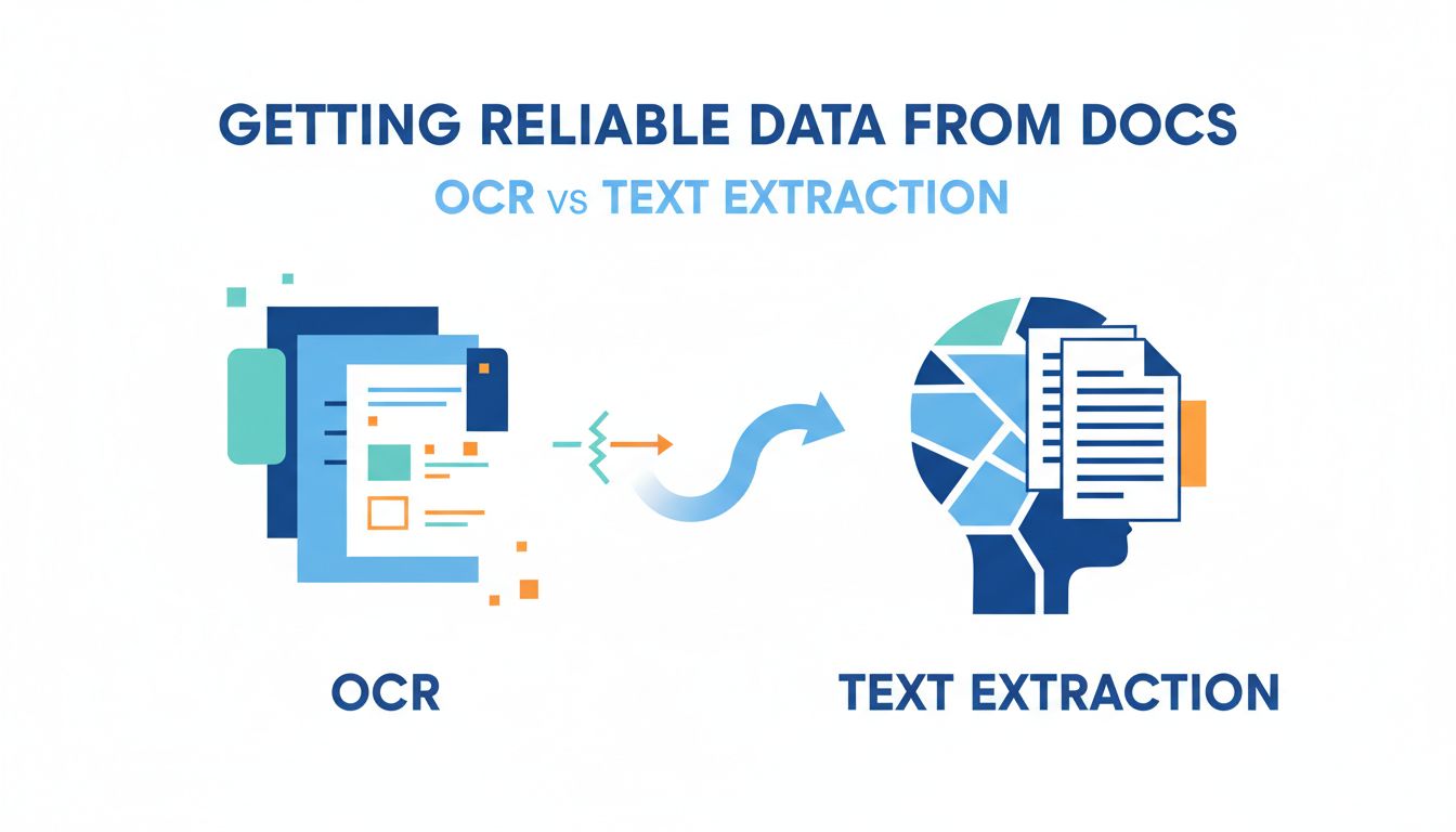 OCR vs Text Extraction: Getting Reliable Data from Docs