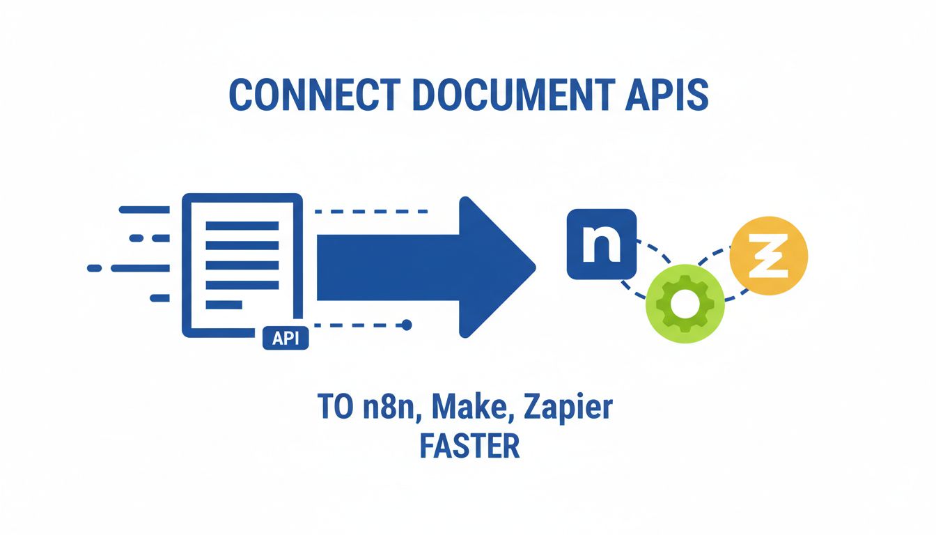 Connect Document APIs to n8n, Make, Zapier Faster