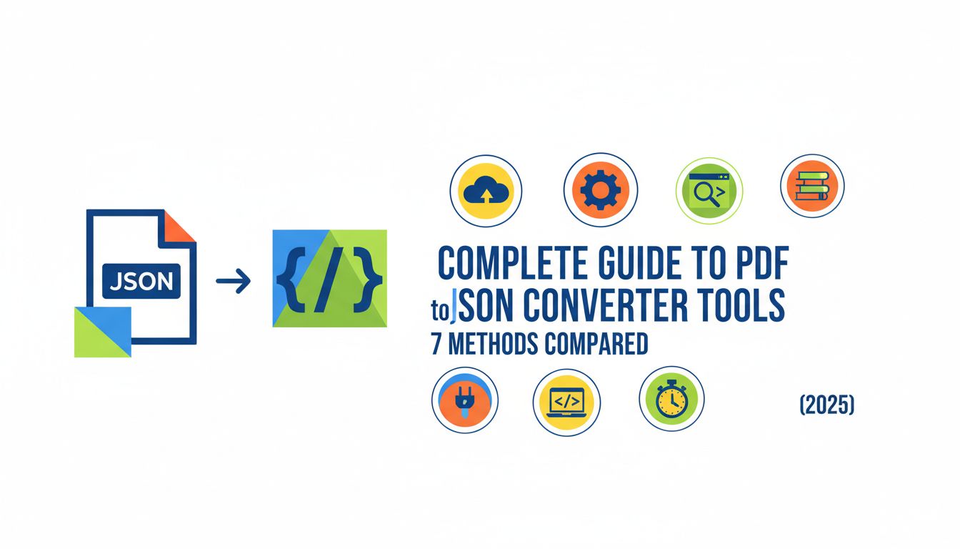 Complete Guide to PDF to JSON Converter Tools - 7 Methods Compared (2025)