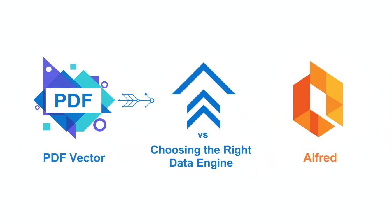 PDF vector vs Alfred: choosing the right data engine