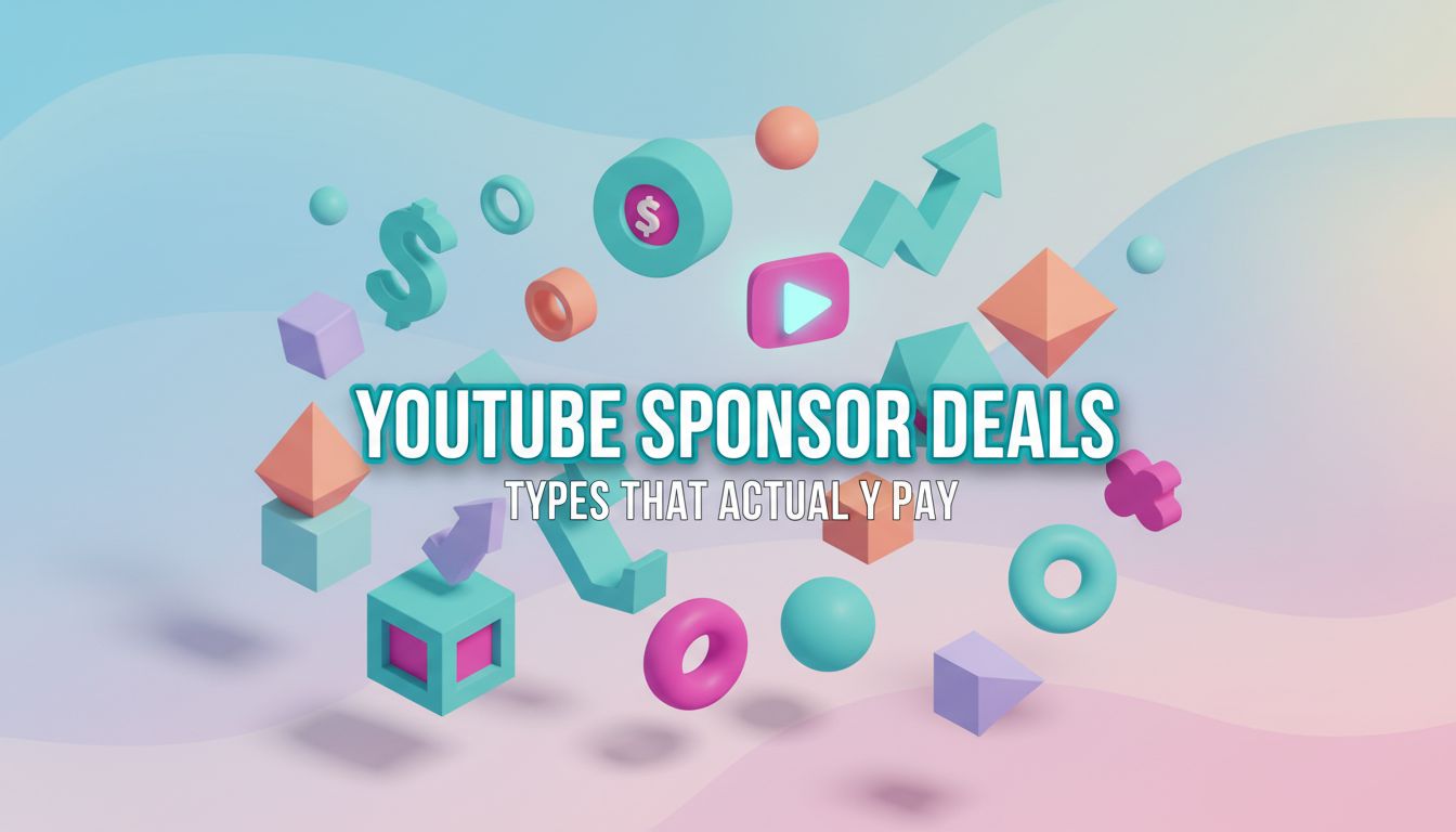 YouTube Sponsor Deals: Types That Actually Pay