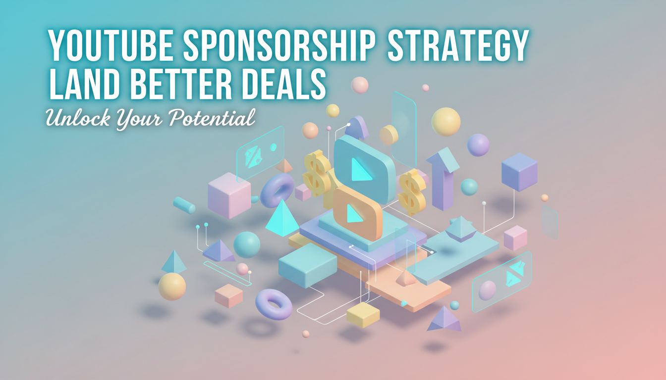 YouTube Sponsorship Strategy to Land Better Deals