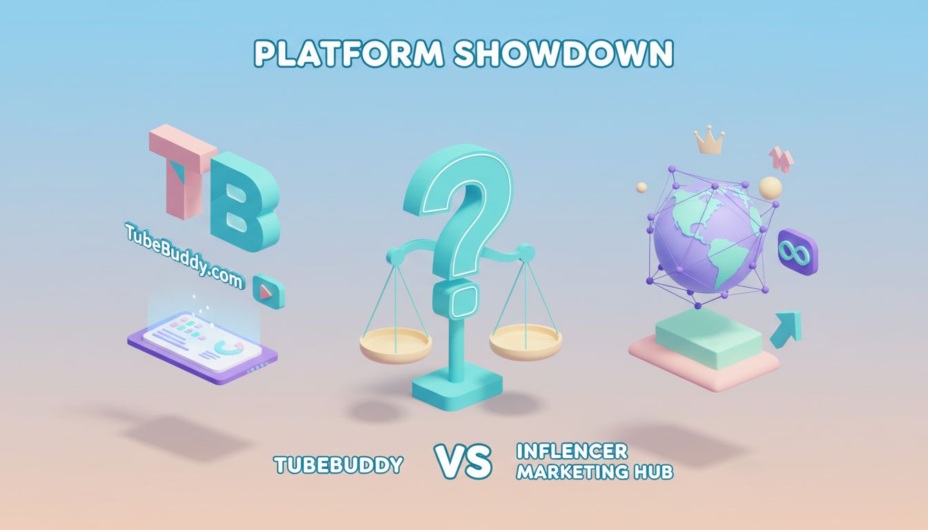 TubeBuddy vs InfluencerMarketingHub Marketplaces