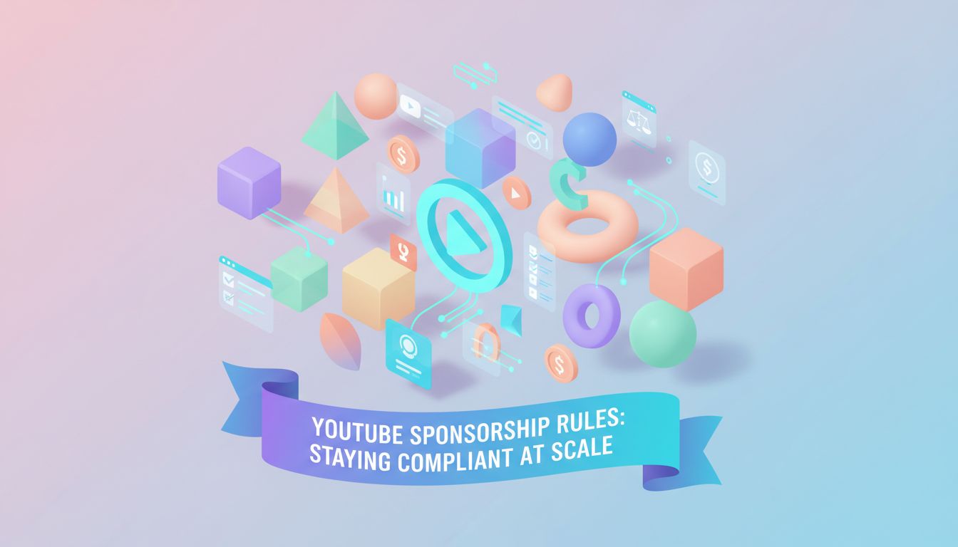 YouTube sponsorship rules: staying compliant at scale