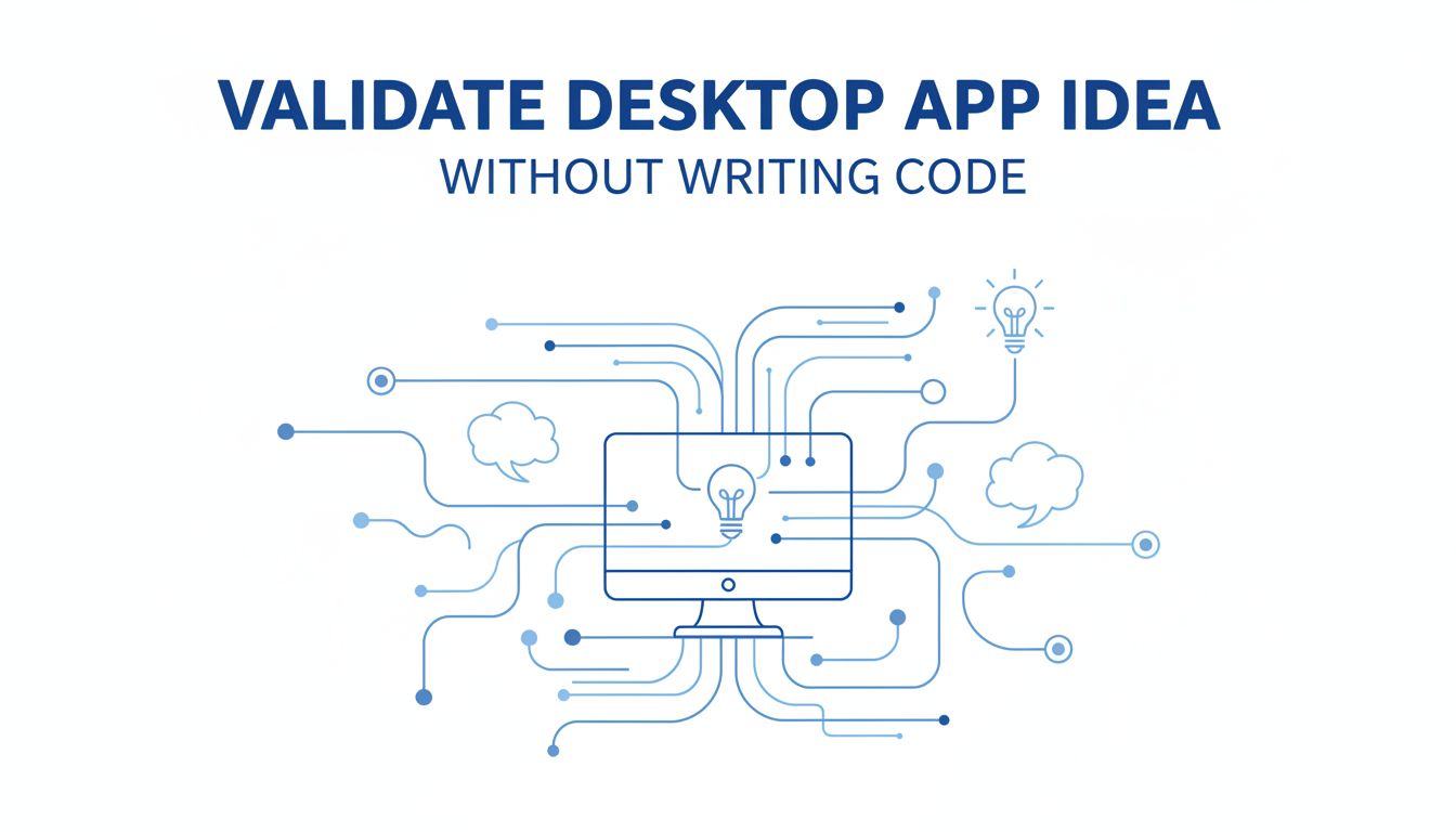 Validate Desktop App Idea Without Writing Code