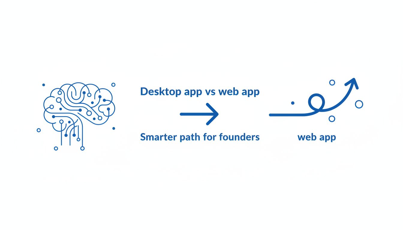 Desktop app vs web app: smarter path for founders