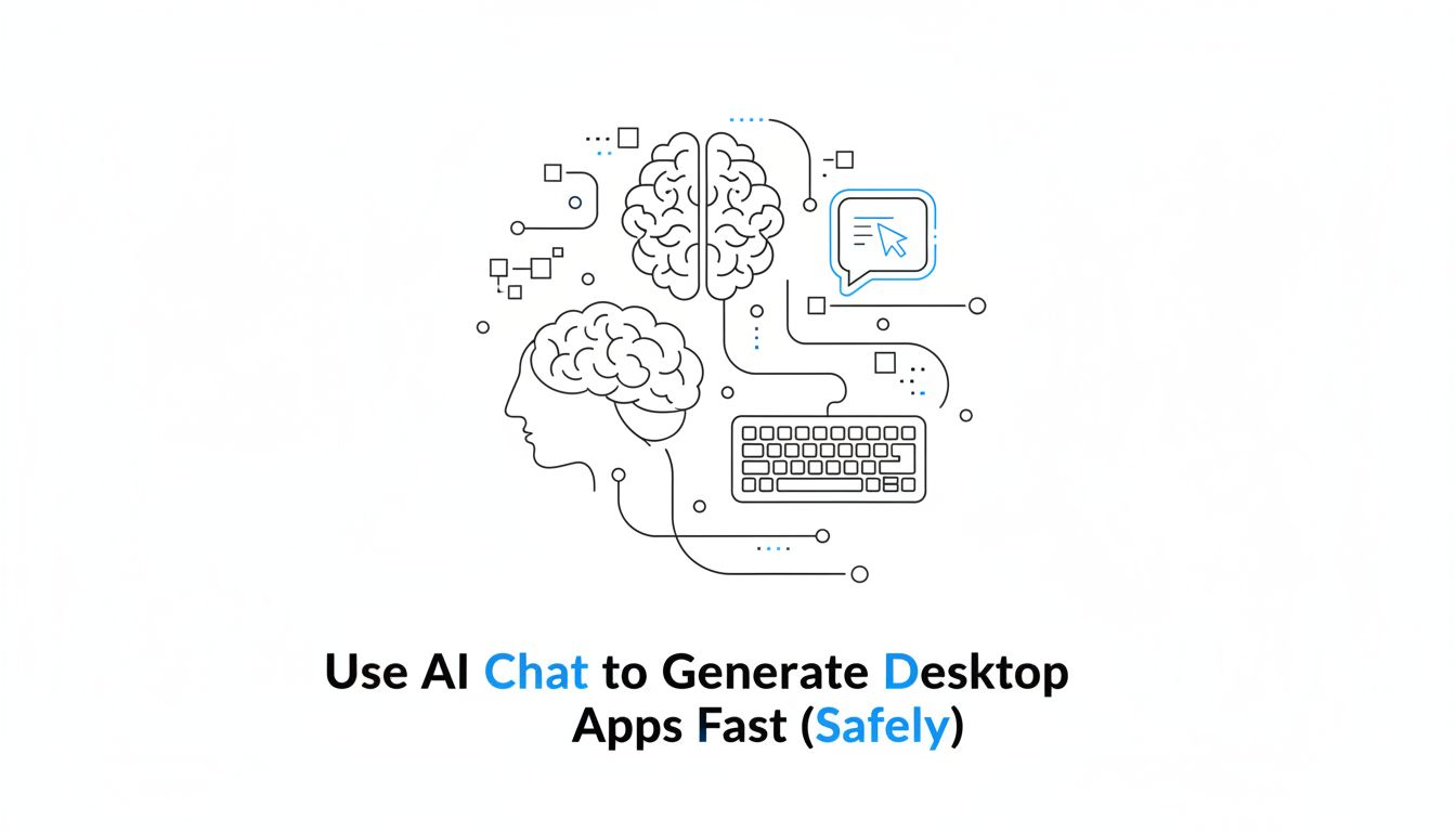 Use AI chat to generate desktop apps fast (safely)