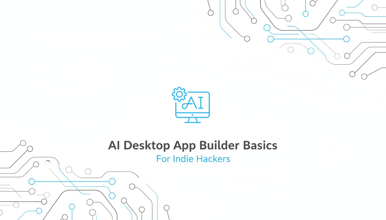 AI Desktop App Builder Basics for Indie Hackers