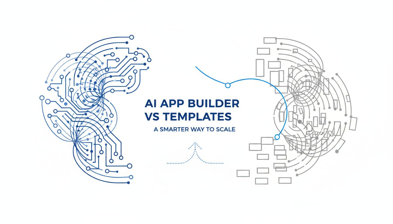 AI app builder vs templates: a smarter way to scale